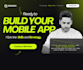 build android and ios mobile app development, flutterflow flutterflow ui mobile