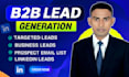 do targeted b2b lead generation, linkedin leads and prospect email list