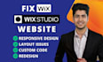fix wix website, wix studio issues and do wix redesign