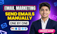 manually send emails one by one