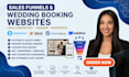 systemeio salesfunnel wedding booking website wix wordpress landing page webflow