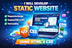 create custom build static websites