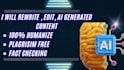 proofread, edit ai content, and write SEO articles fast