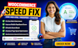 fix woocommrce core web vital mobile pagespeed gtmetrix score checkout speed fix