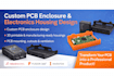 design pcb enclosure, prototype electronics housing and 3d printable pcb case