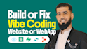 build your ai web app fast using vibe coding saas, mvp, full stack
