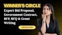 write winning bid proposal, government contract, rfp, grant