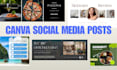 design modern social media creatives using canva