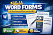 create fillable word forms, templates and business documents