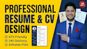 design a professional ats resume and CV