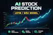 build a stock price prediction model using lstm gru