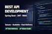 develop rest API with spring boot and jwt authentication
