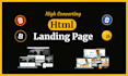 quickly create a professional html landing page
