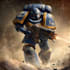 design professional warhammer 40k space marine illustration