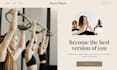 design a squarespace website for your pilates studio