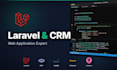develop your modern CRM laravel web application or mvp