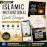 design islamic and motivational posters using canva ai
