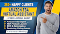 be your expert amazon virtual assistant, amazon fba