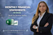 prepare your monthly financial statements reports in excel