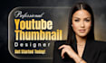 design attractive youtube thumbnail design