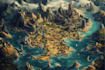 draw a fantasy map