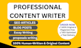 write essays, proposals SEO articles and blog post proofreading and editing