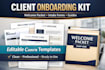 design client onboarding kit welcome packet and canva templates