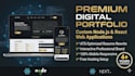 build a custom portfolio website and ats resume