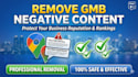 remove bad links negitive rev from google map