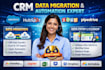 do crm database migration hubspot data entry crm cleanup podio salesforce