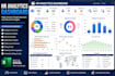 create professional excel dashboards, KPI reports and financial analysis