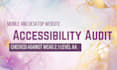 do an accessibility audit of your webpage