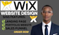 design a professional wix website