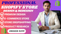 build shopify store, design or redesign shopify store, dropshipping store
