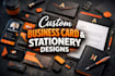 do custom business card and stationery design
