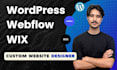do wordpress design, webflow website, website development, wordpress elementor