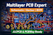 design schematic, multilayer pcb layout, gerber bom jlcpcb, pcbway manufacturing