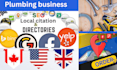 create local citations for plumbing businesses in USA, UK