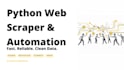 build a python web scraper and automation script