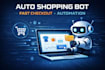 create auto shopping bot, sneaker bot, checkout bot, web automation, auto buying