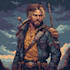 do a character pixel art