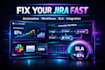 fix jira service setup automation workflows sla dashboards integrations