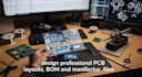 design professional pcb layouts, bom and manufacture files