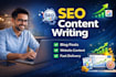 write SEO blog posts and website content