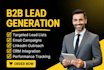do b2b lead generation any industry, linkedin lead gen
