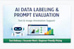 do ai data labeling, prompt evaluation and python tasks
