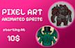 make detailed pixel art with shading and animation