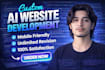 do custom ai web development,ai chatbots, ai agents ,n8n ai workflow development