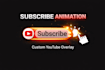 create animated subscribe, like and social media overlays