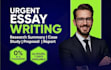 do urgent essay writing, as an essay writer expert